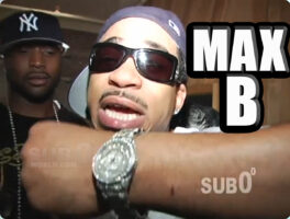 MAX B Shows off GLITTERY BELT SWAG!!