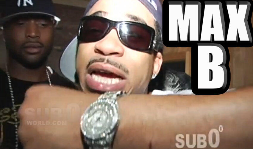 MAX B Shows off GLITTERY BELT SWAG!!
