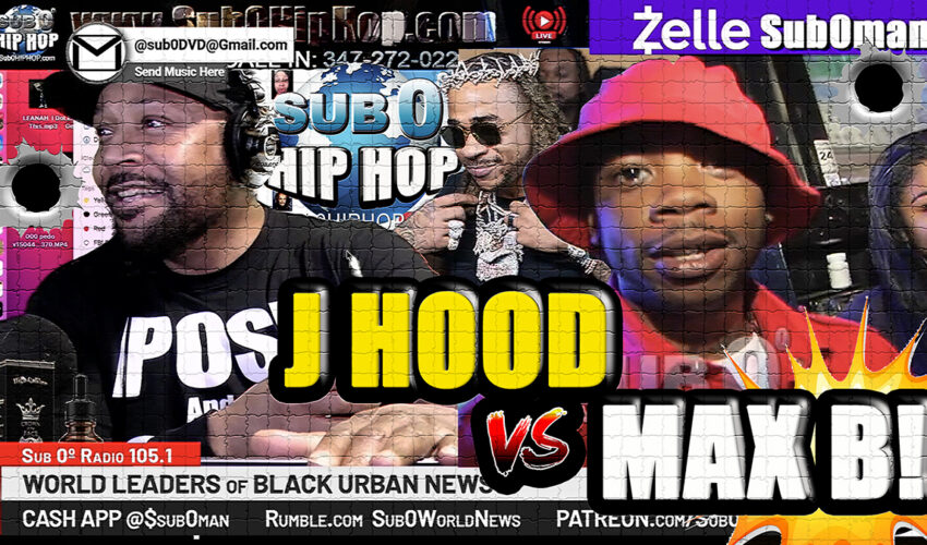 J HOOD Calls LIVE on MAX B BEEF!!