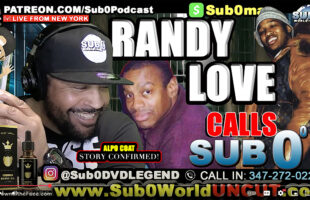 RANDY LOVE (ALPO’s Mentor), Calls SUB 0º
